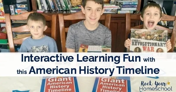 Add interactive learning fun to your homeschool with this comprehensive & affordable American history timeline resource.