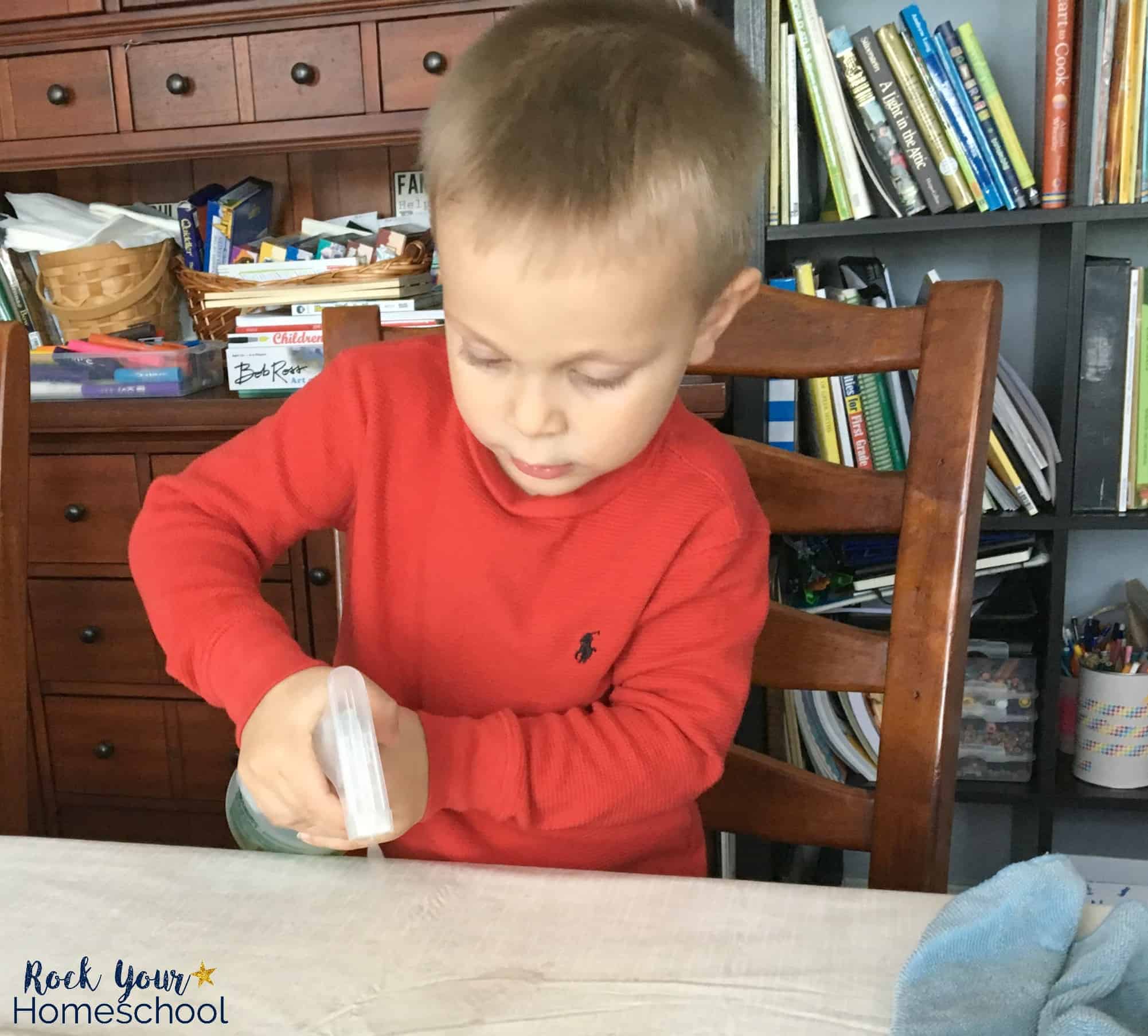 Your littles can get involved with learning about chores & financial responsibility with Homey, a kids chore app.