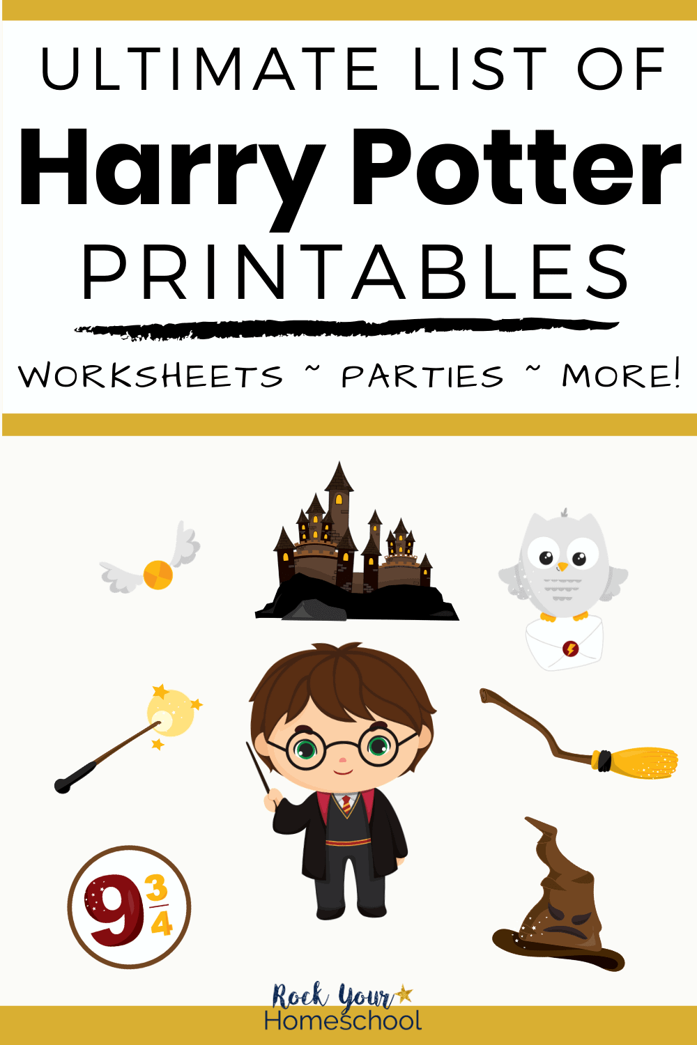 Harry Potter Inspired Printables (Free): Mega List for Magical Fun