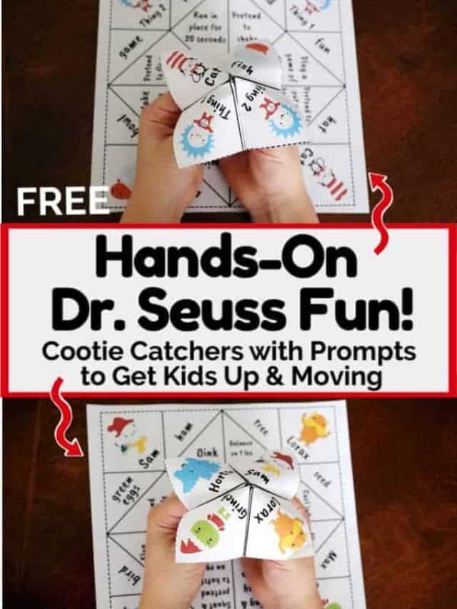 2 Free Dr. Seuss-Inspired Cootie Catchers for Fun Activities Story