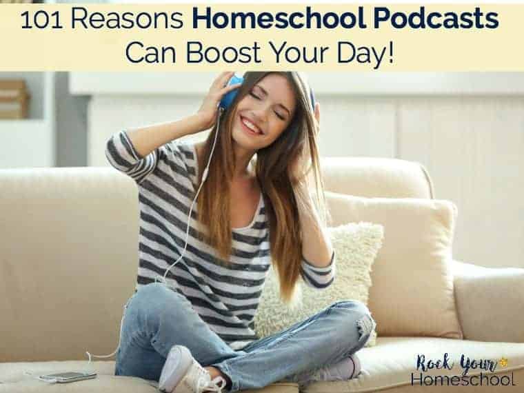 Find out how homeschool podcasts can boost your day!