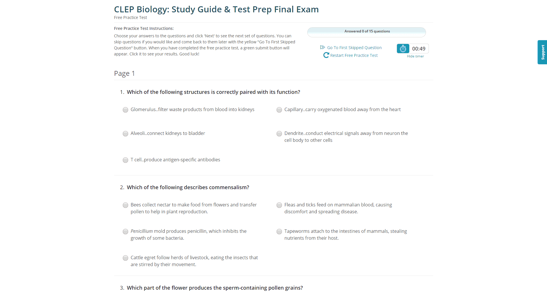 Study.com's CLEP practice tests are great ways to help your high school student prepare for the exams.