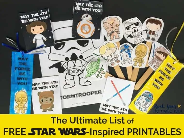 Have some stellar fun with these free Star Wars-Inspired printables.