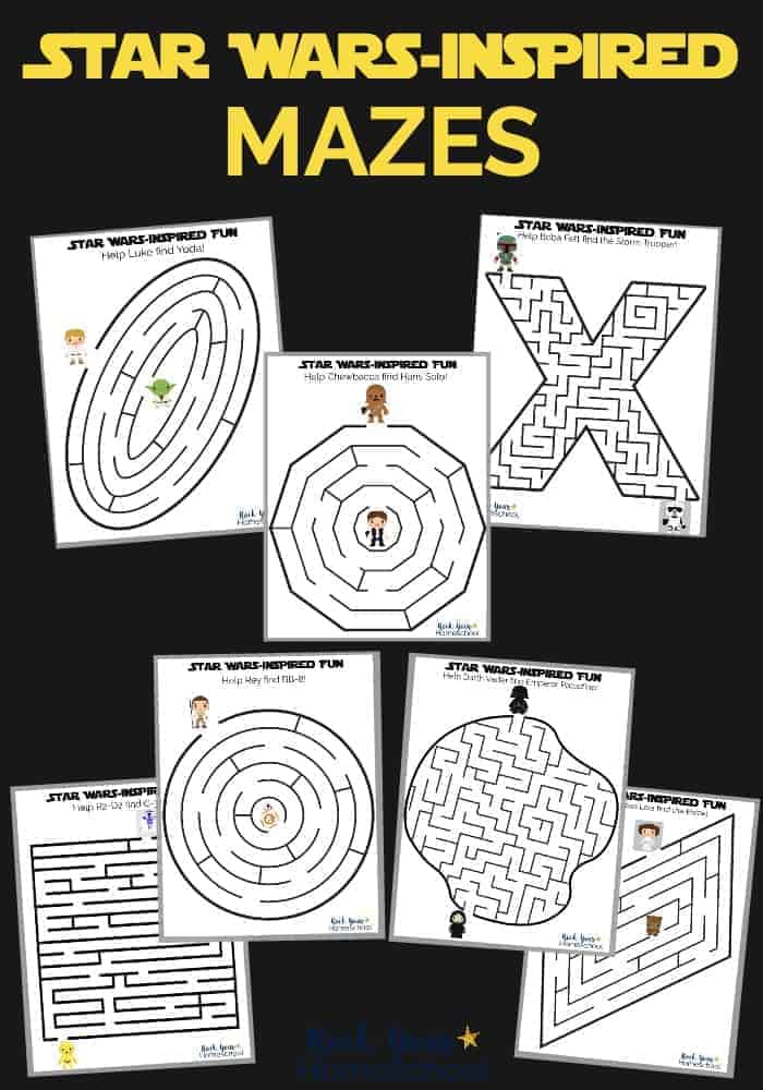 7 Free Star Wars-Inspired Mazes for Stellar Fun - Rock Your Homeschool