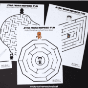 Star Wars-Inspired Mazes for Stellar Fun Activities (7 Free)