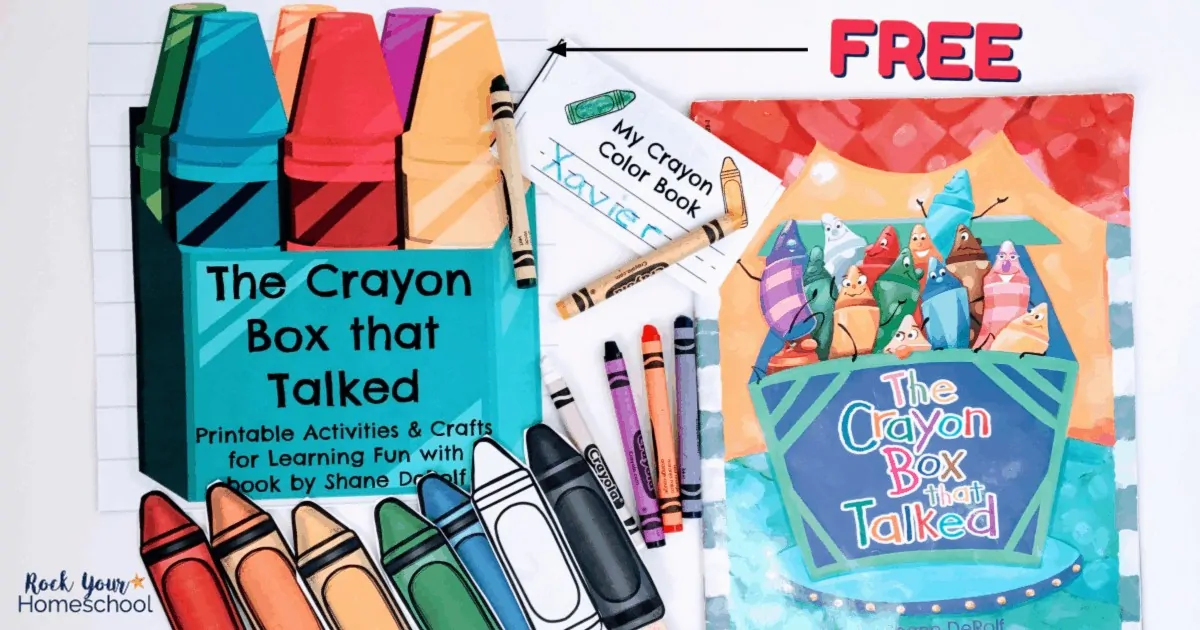 Check out these free printable activities to use with The Crayon Box That Talked.