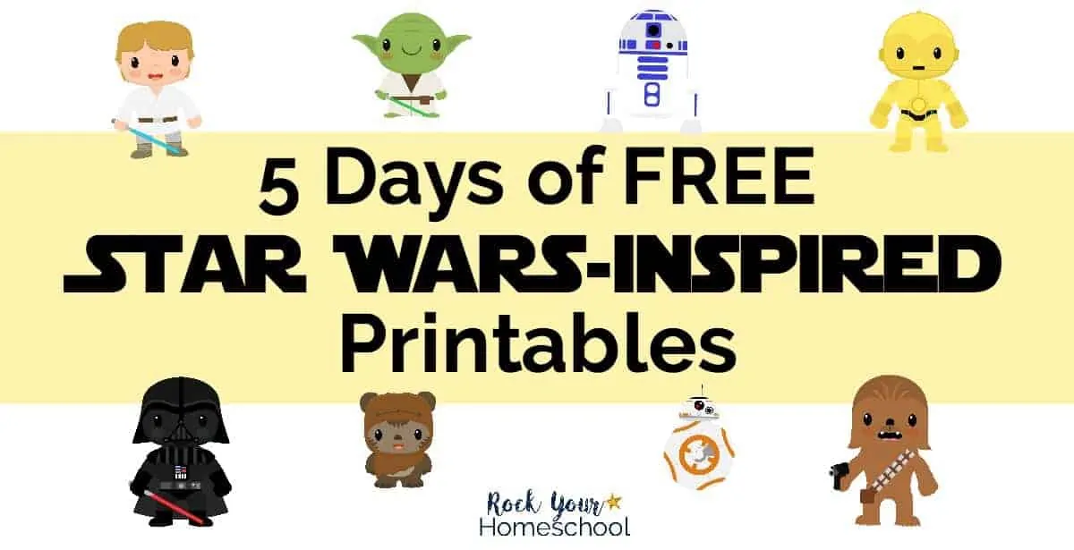 Get ready for some stellar fun with these 5 Days of Free Star Wars-Inspired Printables.