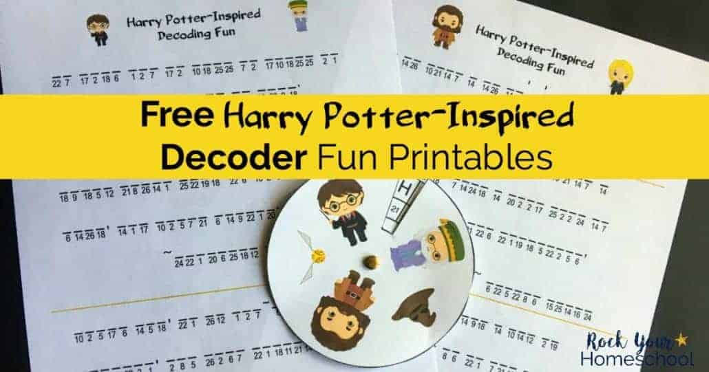 Have wonderful learning fun with these free Harry Potter-Inspired Decoder Fun activities.