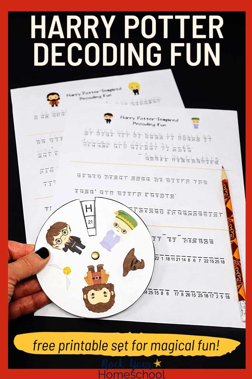 Free Harry Potter-Inspired Decoder Fun Printables
