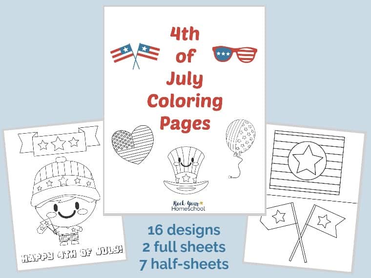 free 4th of july coloring pages for easy holiday fun with kids rock your homeschool