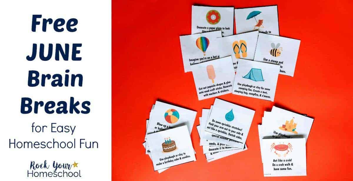 Have easy learning fun with June Brain Breaks.