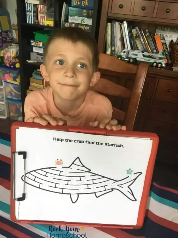 Use this printable pack of activities for easy ways to make Shark Week Fun.