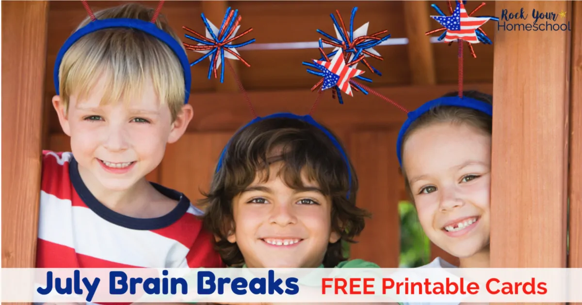 Your kids will have so much fun with these free July Brain Breaks with seasonal & fun holiday themes.
