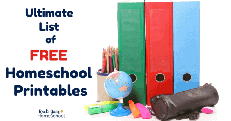 Save Money with This Ultimate List of Free Homeschool Printables - Rock ...