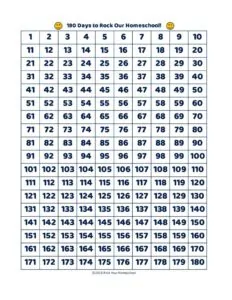 Fun & Free Track Your Homeschool Year Chart (Updated 2021) - Rock Your  Homeschool