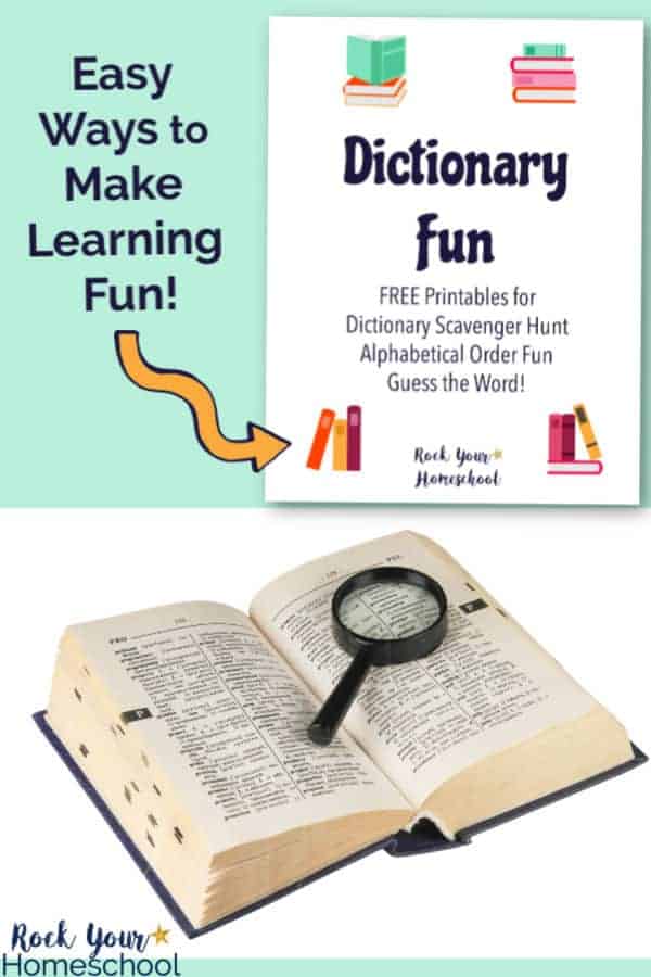 Dictionary Fun Activities that Kids Will Love (Free Printable Pack)