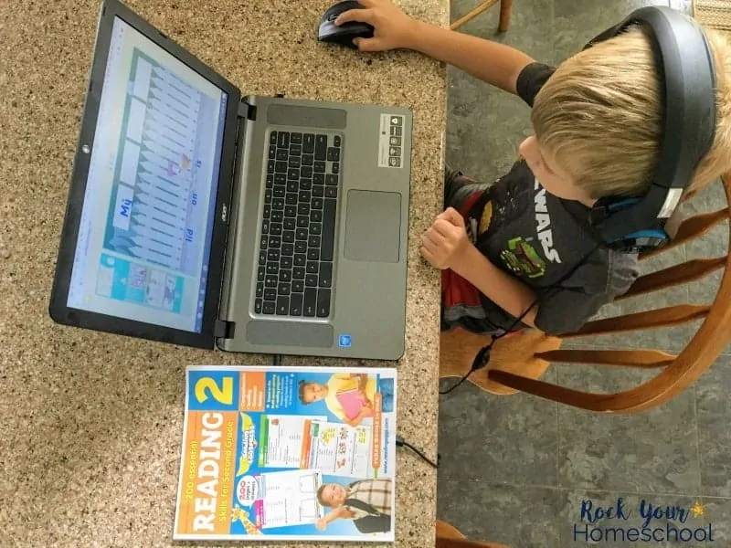 Your kids will love boosting math & reading skills with online learning paired with workbooks.
