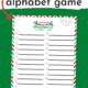 Christmas alphabet game to feature the amazing holiday fun you'll have with this free Christmas game.