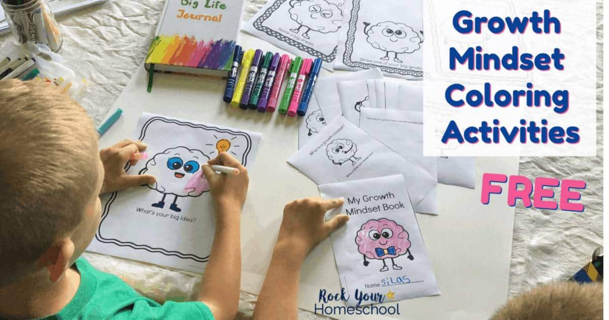 Growth Mindset Coloring Pages, Set #3 by Art is Basic