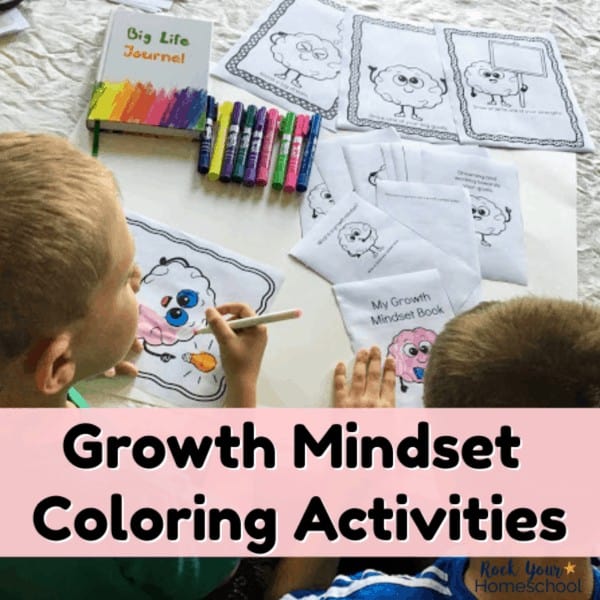 These free Growth Mindset Coloring Activities are fantastic ways to boost your growth mindset lessons & discussions.