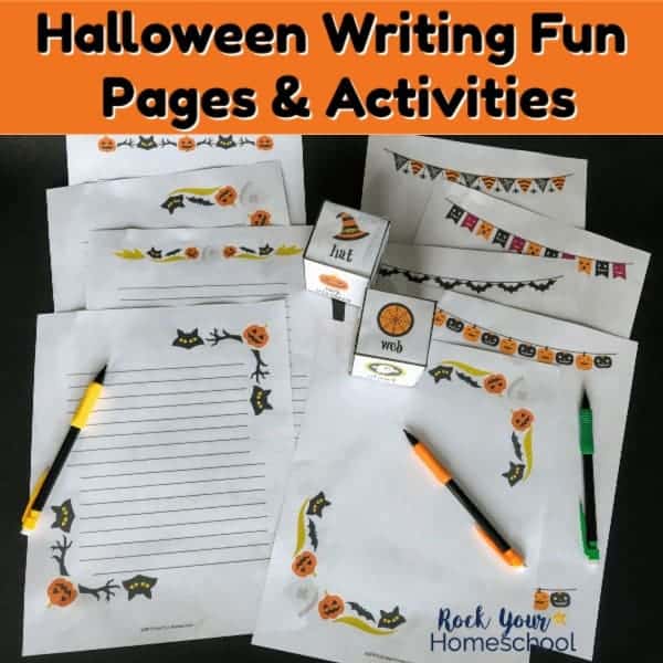 These 11 free Halloween writing fun are fantastic for holiday activities.