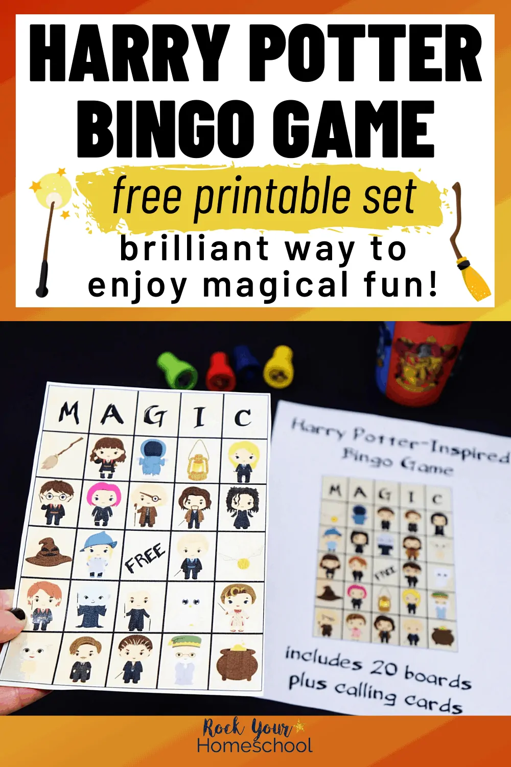 Free Harry Potter-Inspired Bingo Game Kids Will Love