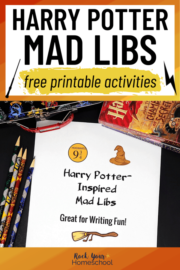 Free Printable Harry Potter-Inspired Mad Libs for Writing Fun - Rock ...