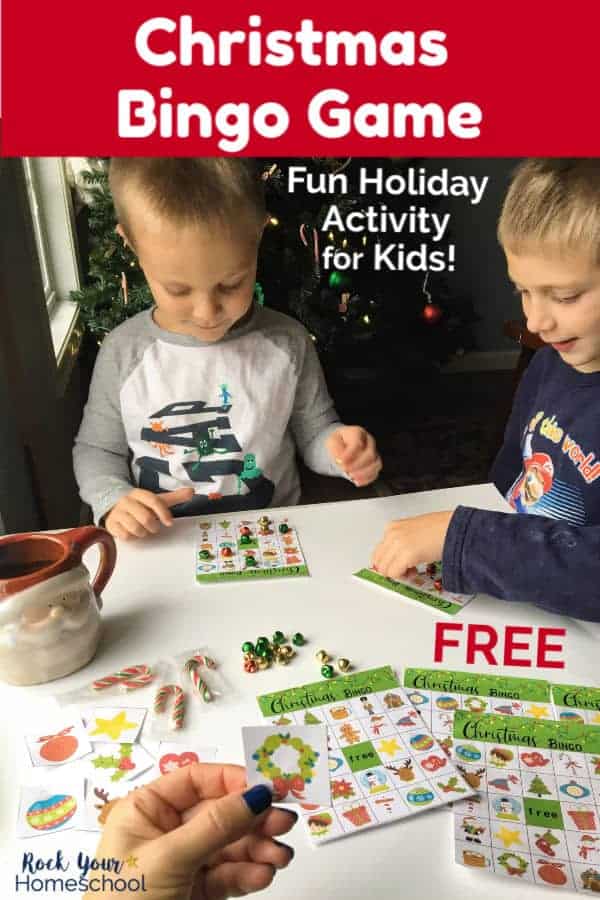 Free Christmas Bingo for Easy Holiday Fun Kids Will Love