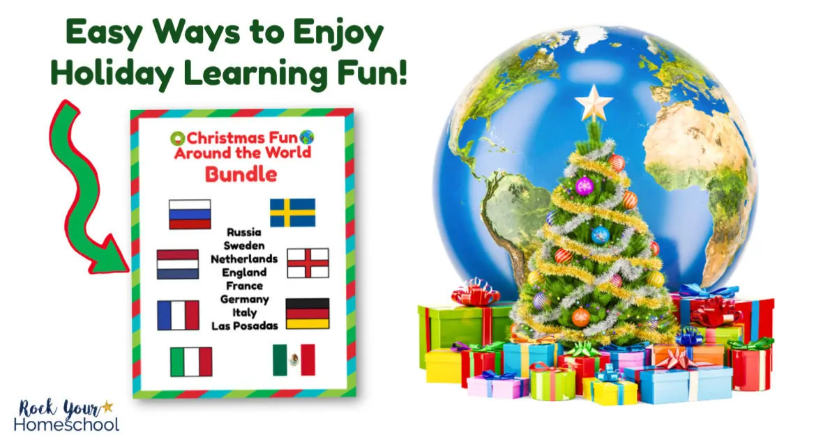Explore the traditional customs & celebrations of 8 countries around the world with this Christmas Fun Around the World bundle.