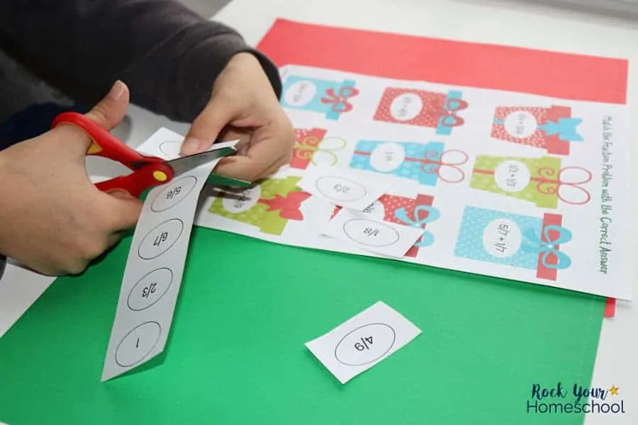 Enjoy these free printable Christmas math activities for holiday learning fun with kids.