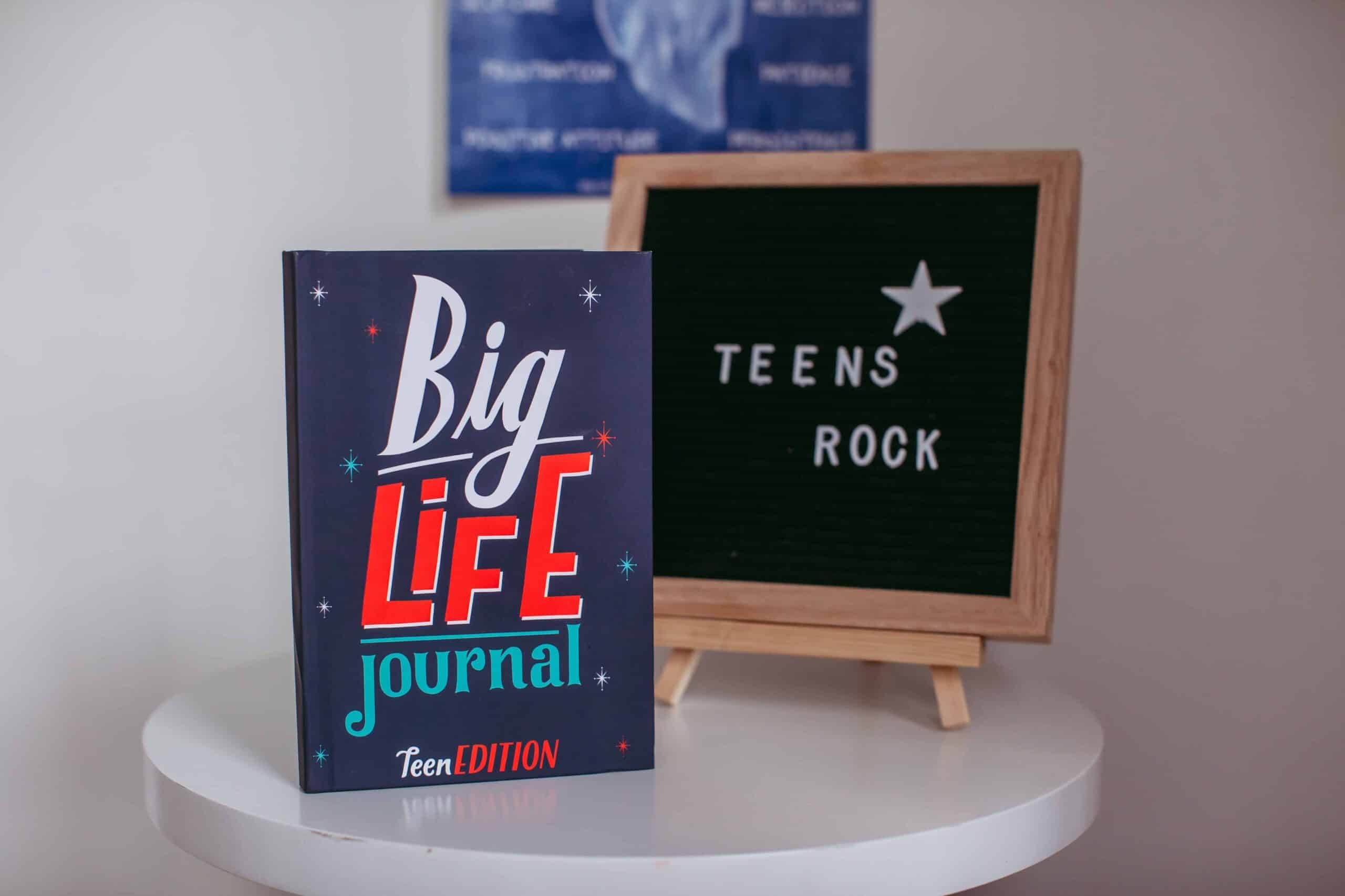 Big Life Journal book for teens