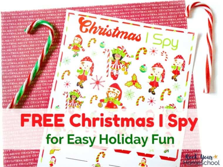 This free Christmas I Spy printable is an easy way to have holiday fun with kids.