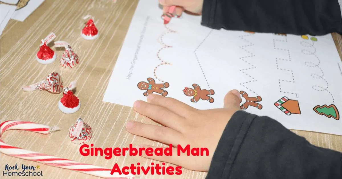 These 4 free printable gingerbread man activities are wonderful ways to have easy holiday fun with kids.