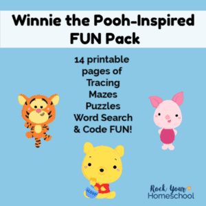 An easy & fun way to celebrate Winnie the Pooh Day is with free printable activities!