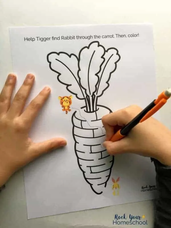 Mazes are included in this free pack of Winnie the Pooh-Inspired printables.