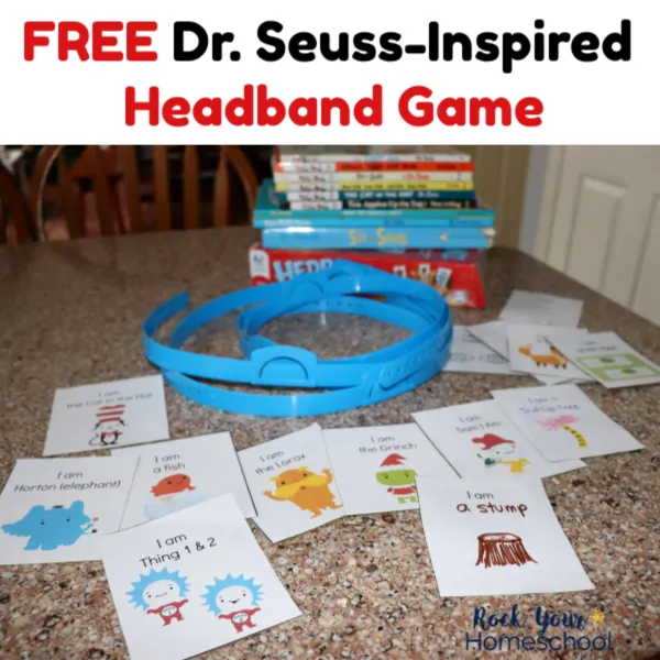 Enjoy this free printable Dr. Seuss-Inspired Headband Game for interactive fun with kids.