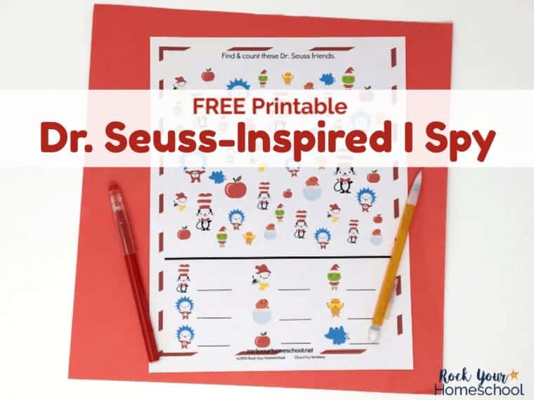 Awesome Fun with This Free Dr. Seuss-Inspired I Spy Activity