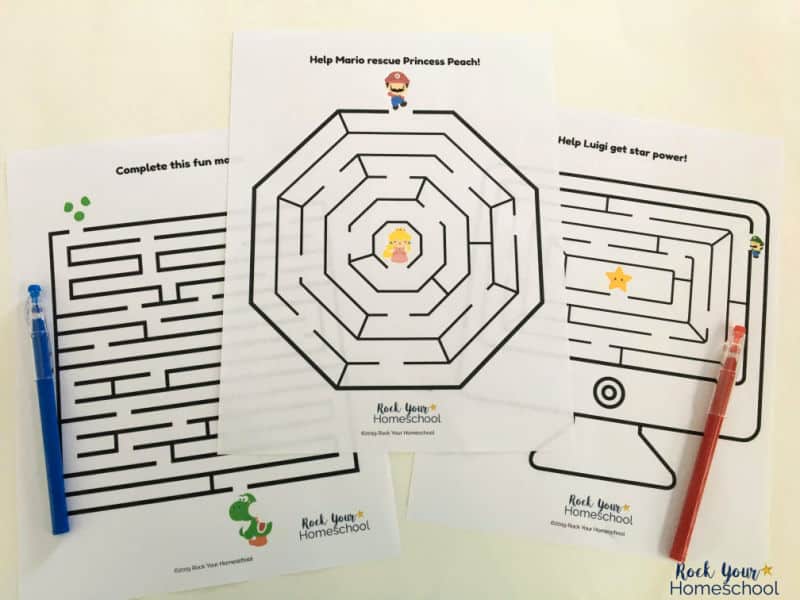 11 Free Super Mario Printable Activities for Fantastic Fun for Kids