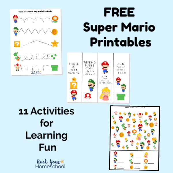 This free Super Mario Printables are awesome activities to enjoy learning fun with kids.