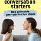 Mom and daughter smiling at each other as they talk to feature the way these free printable April conversation starters for kids can help you enjoy fun chats with your kids.
