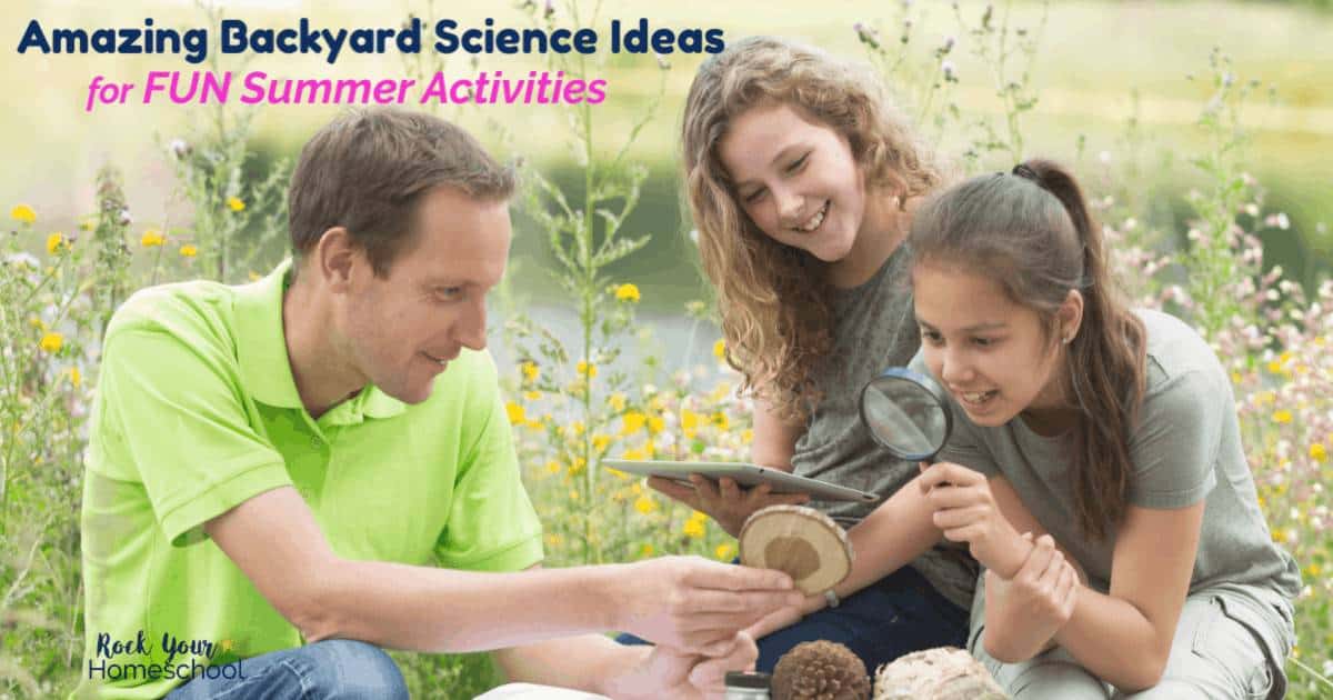 Enjoy fun summer activities for kids with these 11 amazing backyard science ideas.