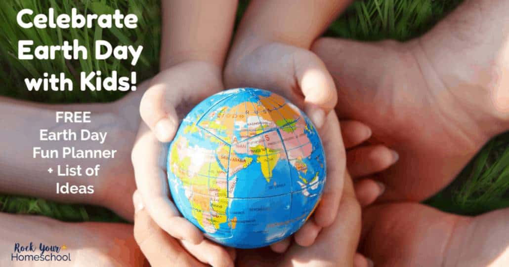 Use this curated list of ideas + free Earth Day Fun Planner to help you celebrate Earth Day with kids!