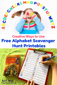 Creative Ways to Use Free Alphabet Scavenger Hunt Printables - Rock ...