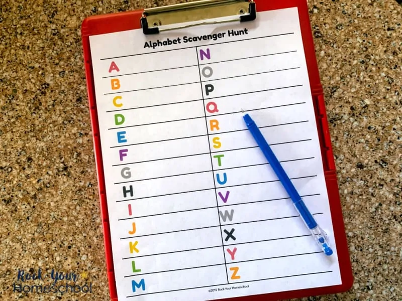 Have learning fun with an alphabet search! 