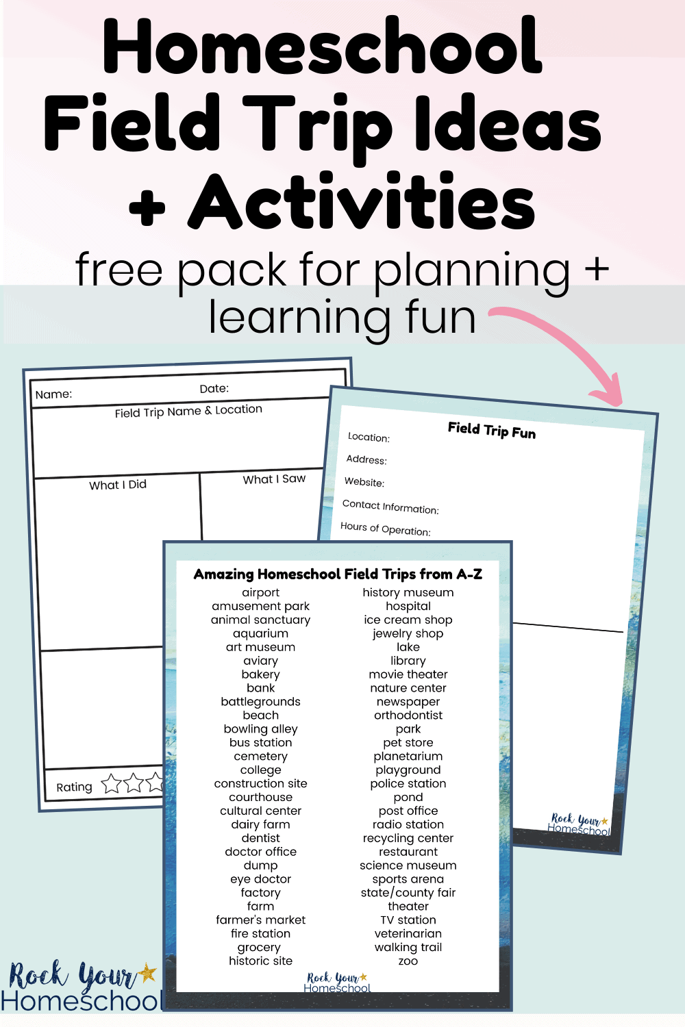 Homeschool Field Trip Ideas for Fantastic Learning Fun (Free List & More)