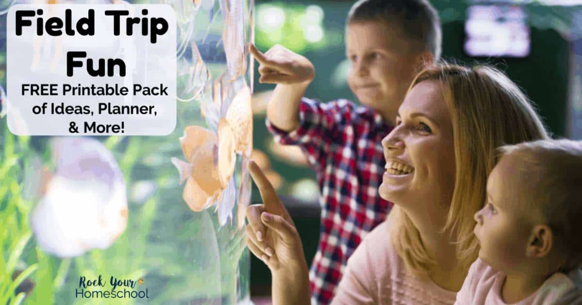 Enjoy some awesome Field Trip Fun with this free printable pack of ideas, planner, & more.