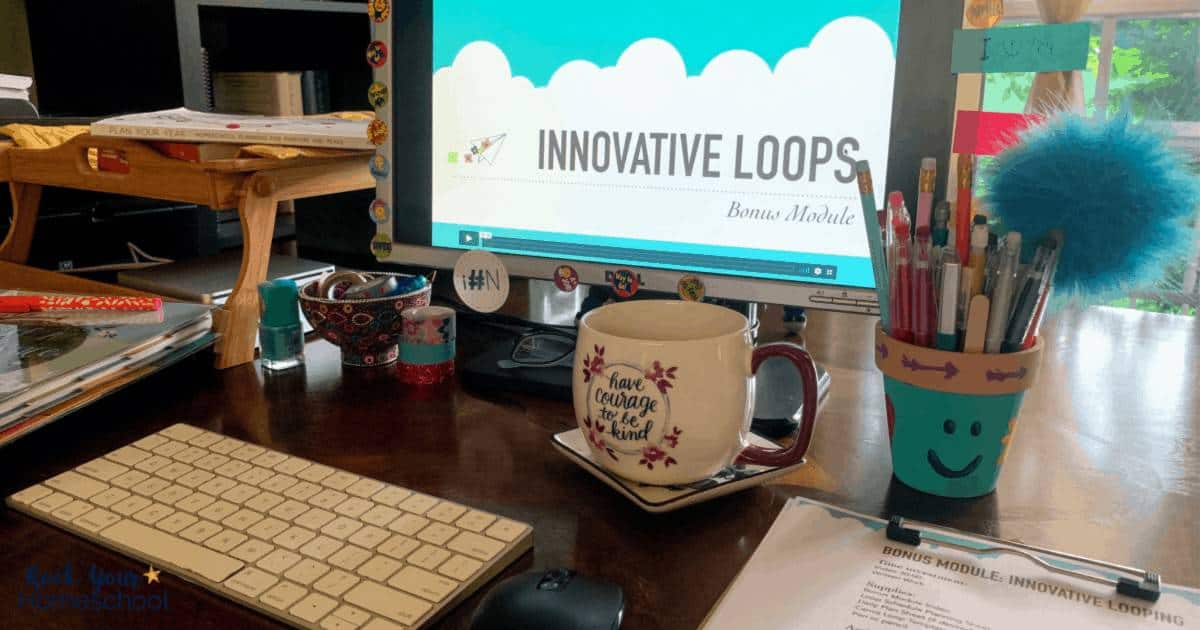 The Innovative Loops bonus as part of Put Your Homeschool Year on Autopilot is an awesome resource to learn more about using loops to boost learning at home.