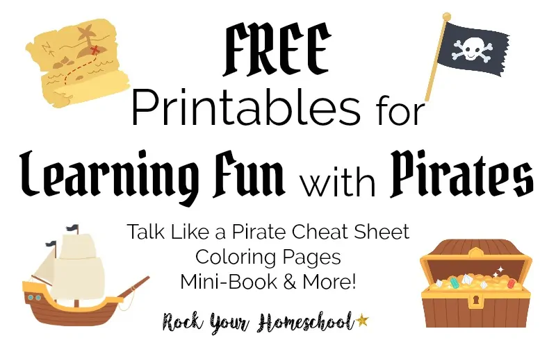Enjoy learning fun with pirates with this free printable pack of activities & coloring pages.