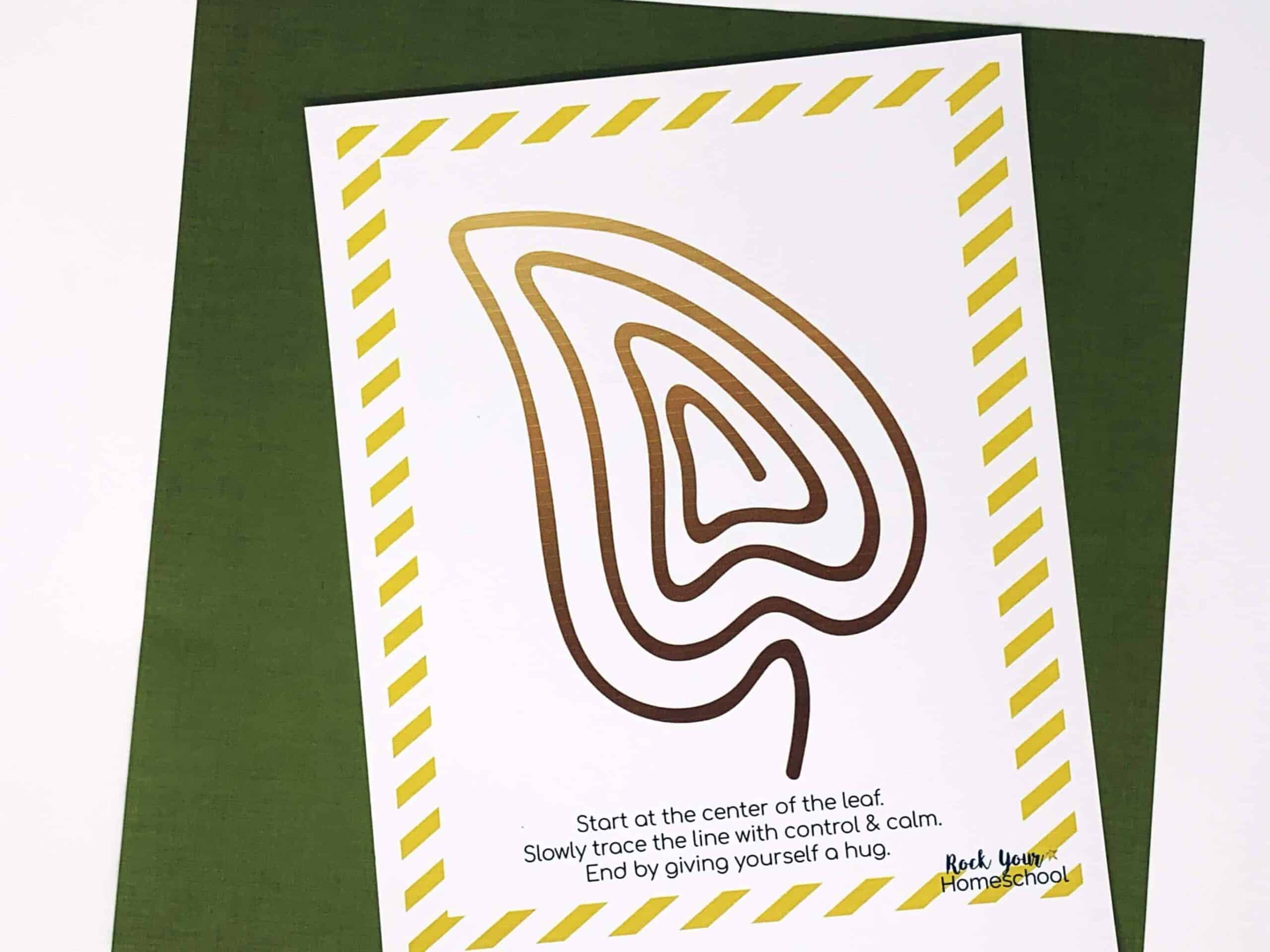 Help your kids learn the gentle yet powerful growth mindset skills of mindfulness using these free Fall leaves activities.