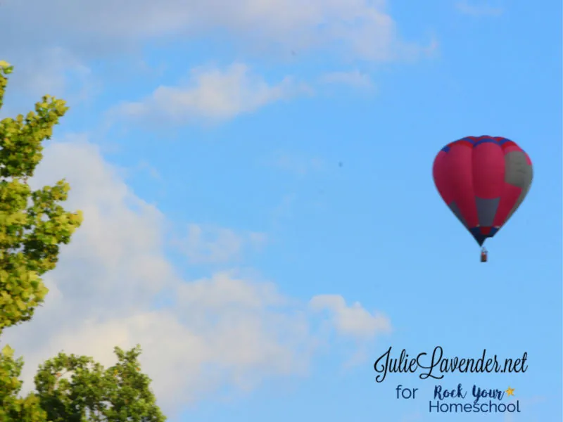 Include Hot Air Balloon Day in your June fun activities to enjoy with your kids.